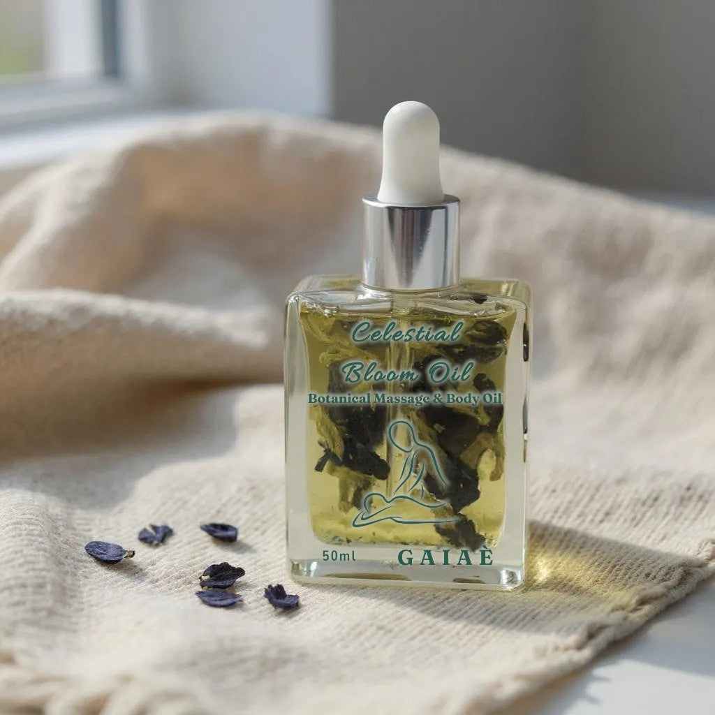 Celestial Bloom Oil • Botanical Massage & Body Ritual