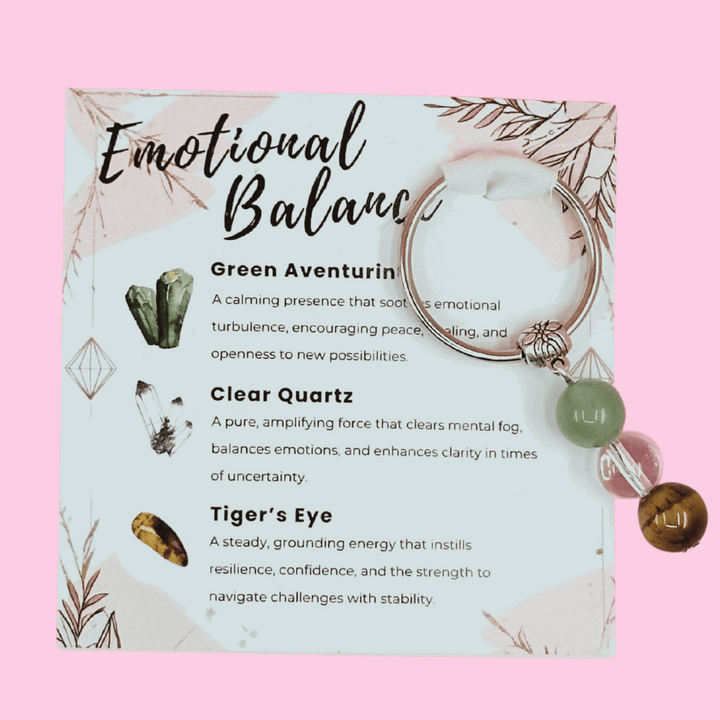 Intention Key Rings Crystals 