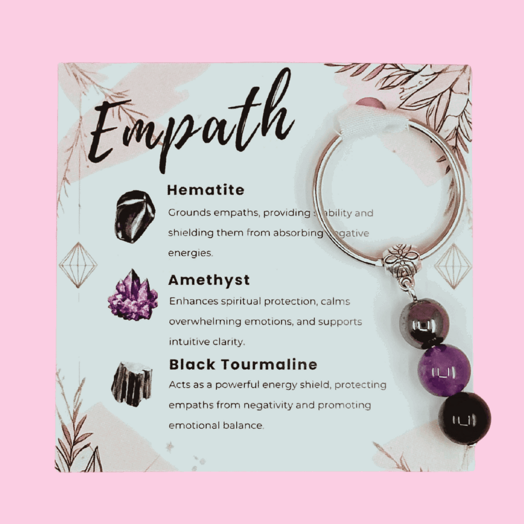 Intention Key Rings Crystals 