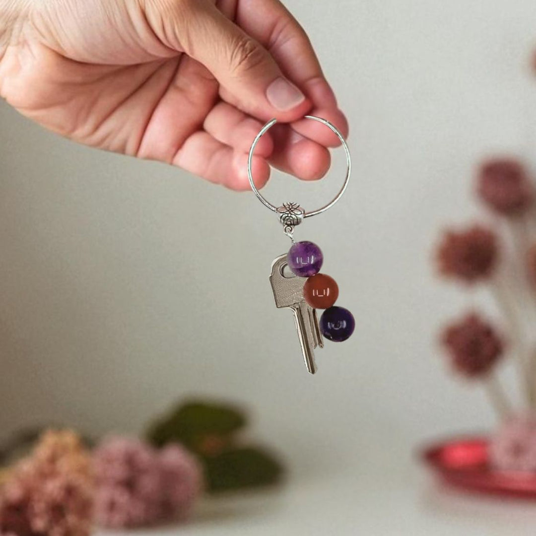 Crystal Zodiac Key Rings