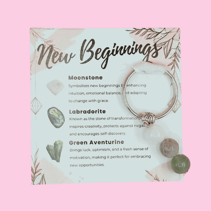Intention Key Rings Crystals 