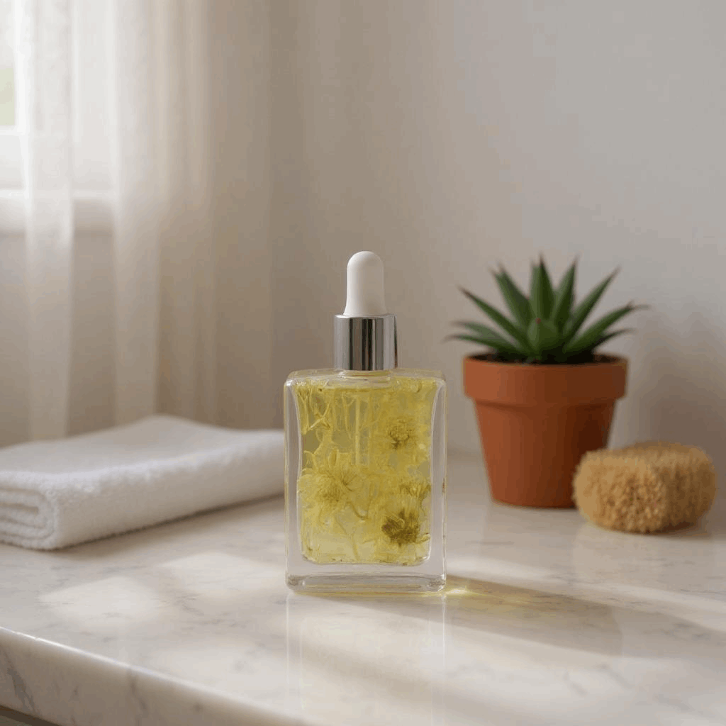 Sacred Bloom Oil • Botanical Massage & Body Ritual
