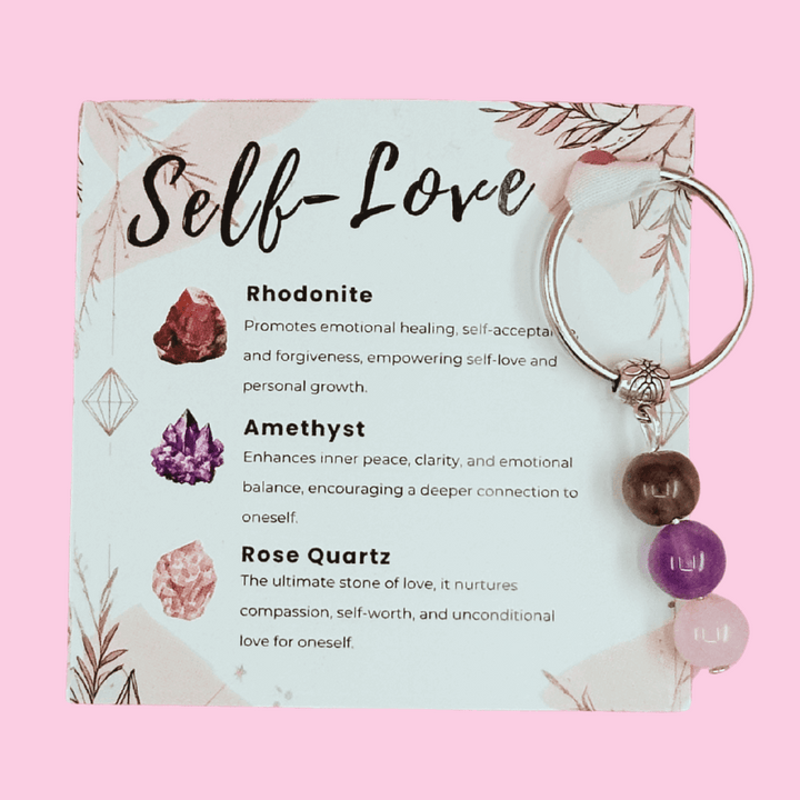 Intention Key Rings Crystals 