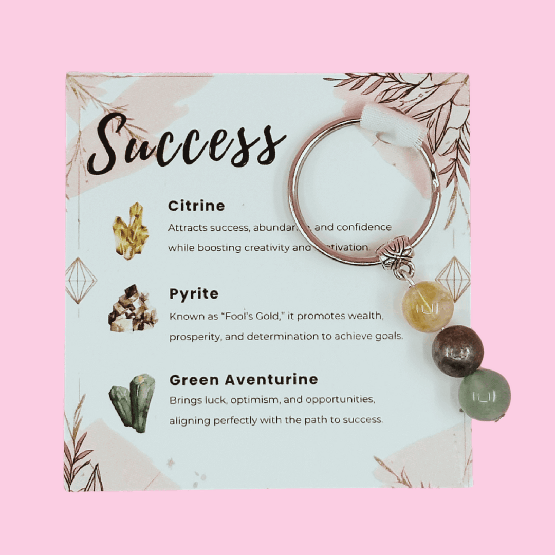 Intention Key Rings Crystals 