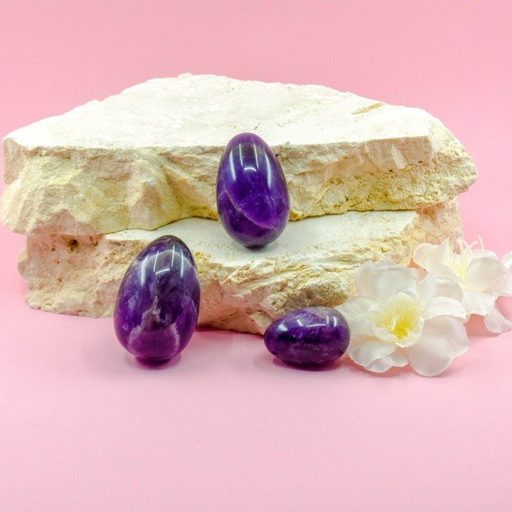 Amethyst Yoni Eggs - Wands of Lust Co
