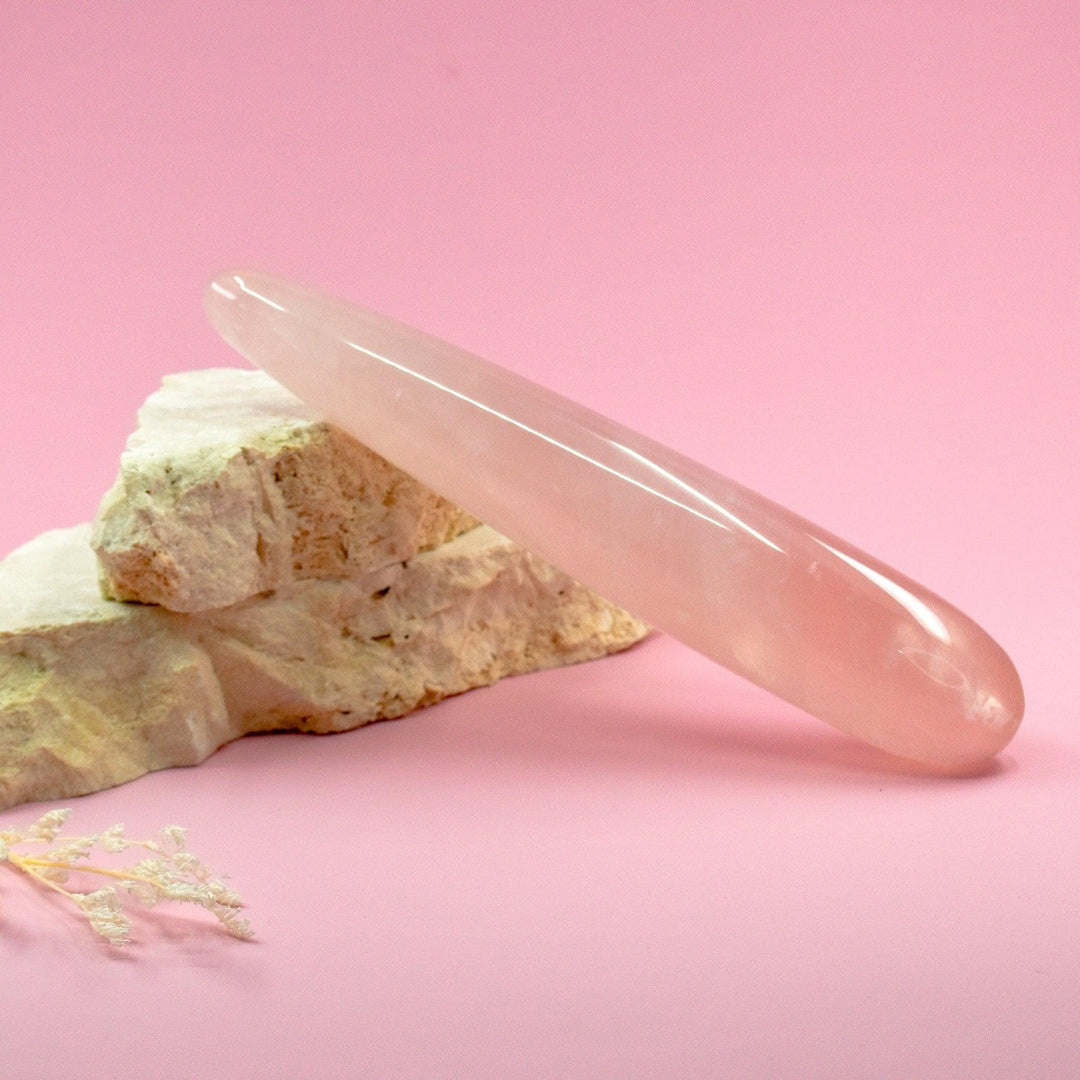 Aphrodite Jnr Rose Quartz Wand - Wands of Lust Co