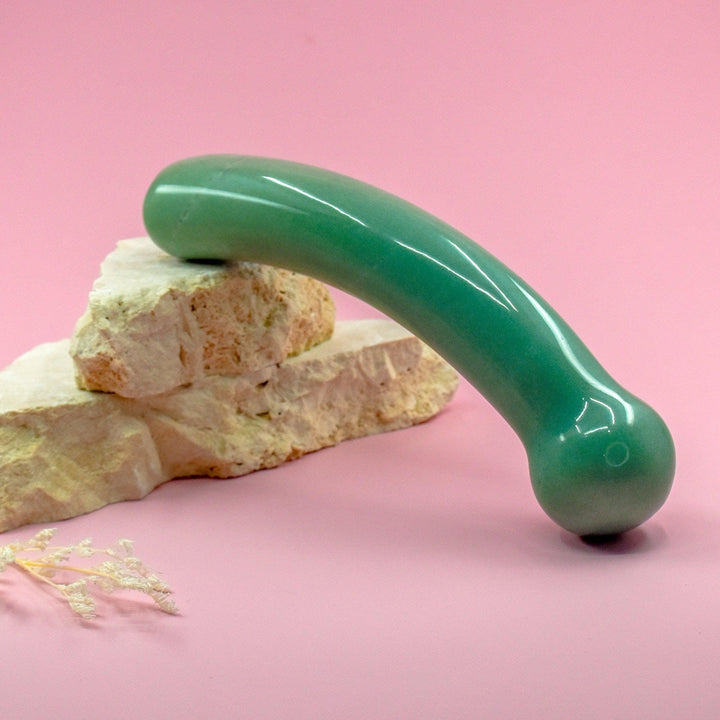 Aurora Green Aventurine Wand - Wands of Lust Co