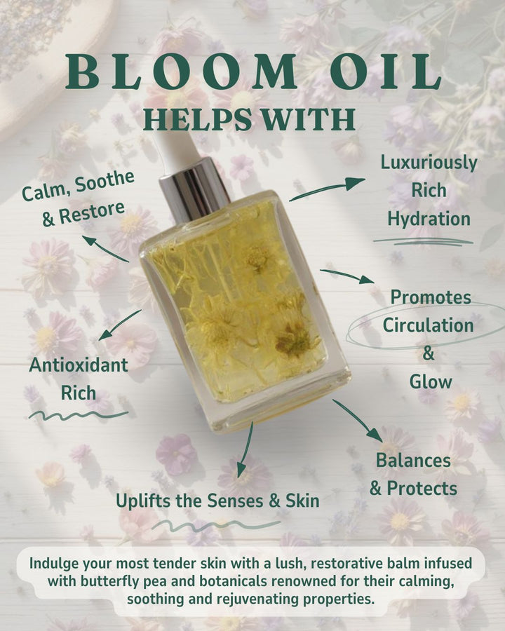 Sacred Bloom Oil • Botanical Massage & Body Ritual