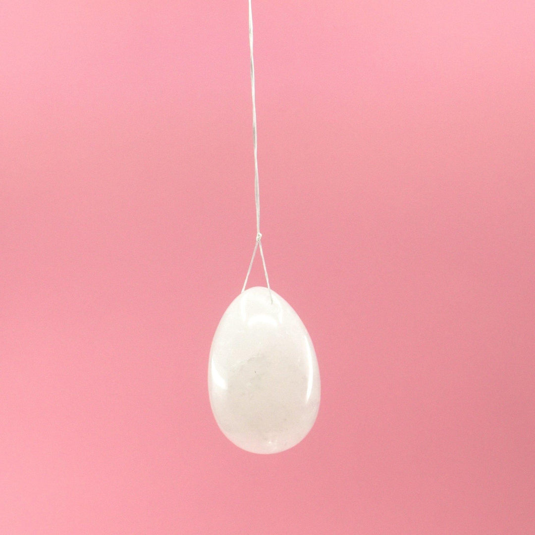 Clear Quartz Yoni Eggs - Wands of Lust Co