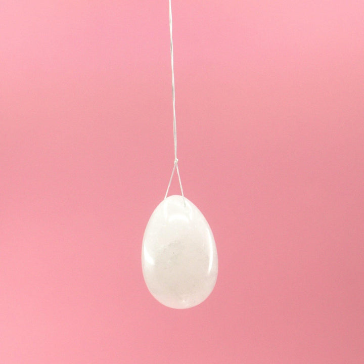 Clear Quartz Yoni Eggs - Wands of Lust Co
