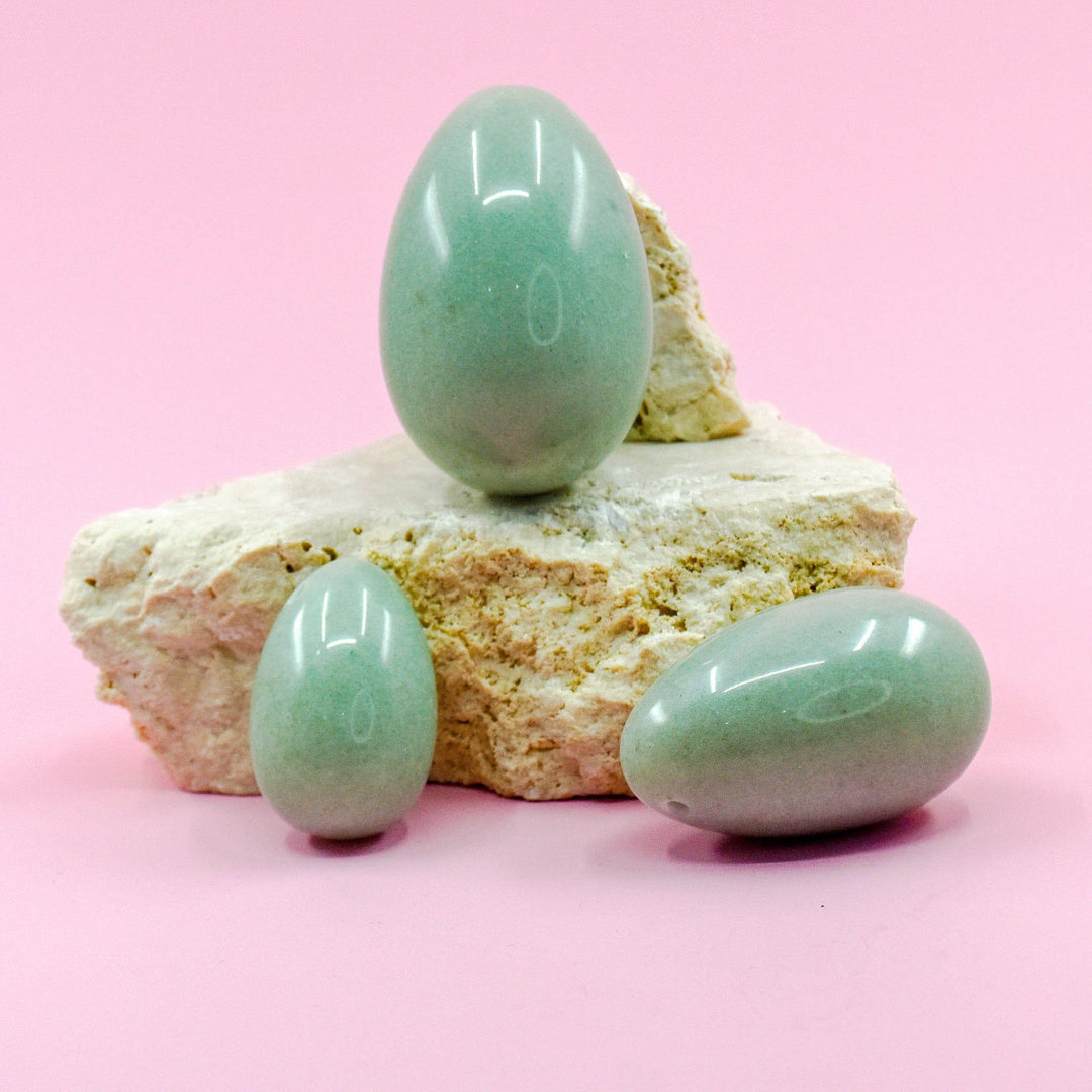Green Aventurine Yoni Eggs - Wands of Lust Co