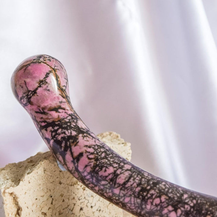 Hera Rhodonite Wand - Wands of Lust Co