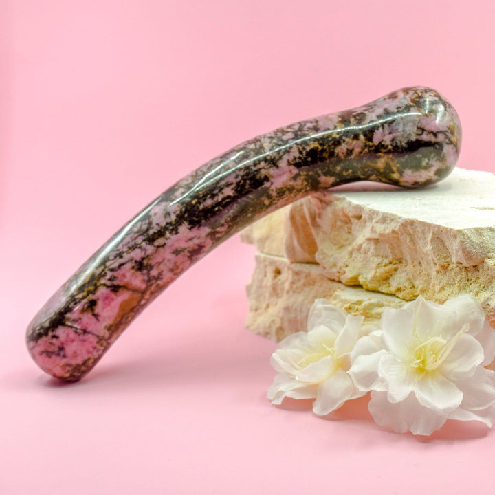 Hera Rhodonite Wand - Wands of Lust Co