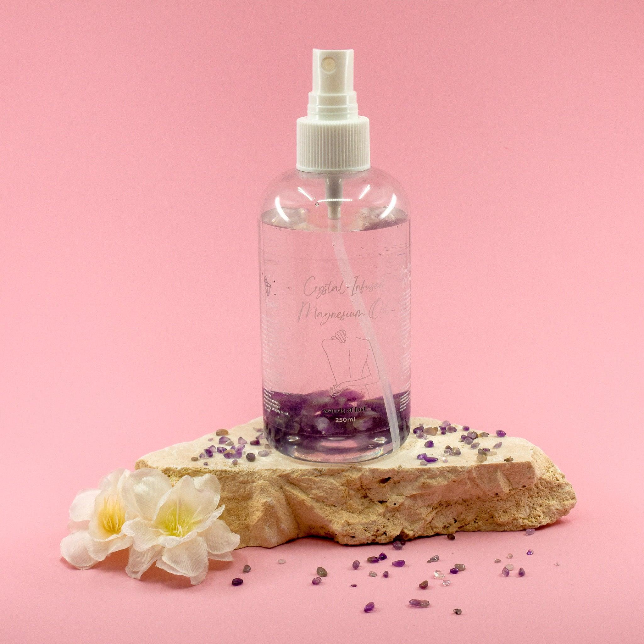 Magnesium oil ~ Crystal infused 💎 - Wands of Lust Co