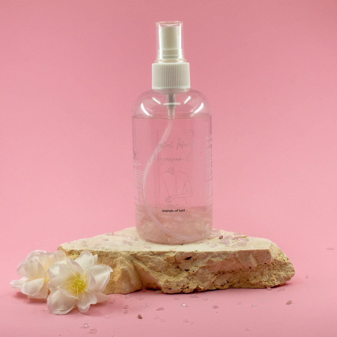 Magnesium oil ~ Crystal infused 💎 - Wands of Lust Co