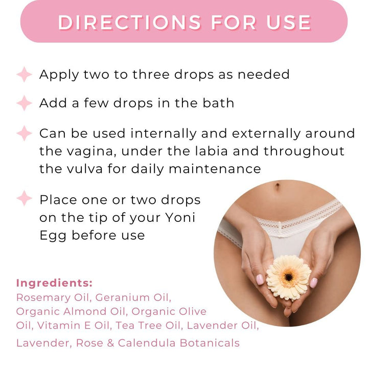 Natural Yoni Oil (Vulva Oil) - Wands of Lust Co