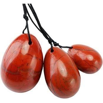 Red Jasper Yoni Eggs - Wands of Lust Co