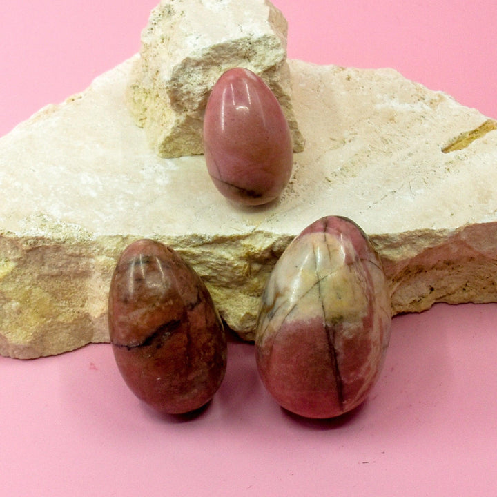 Rhodonite Yoni Eggs - Wands of Lust Co