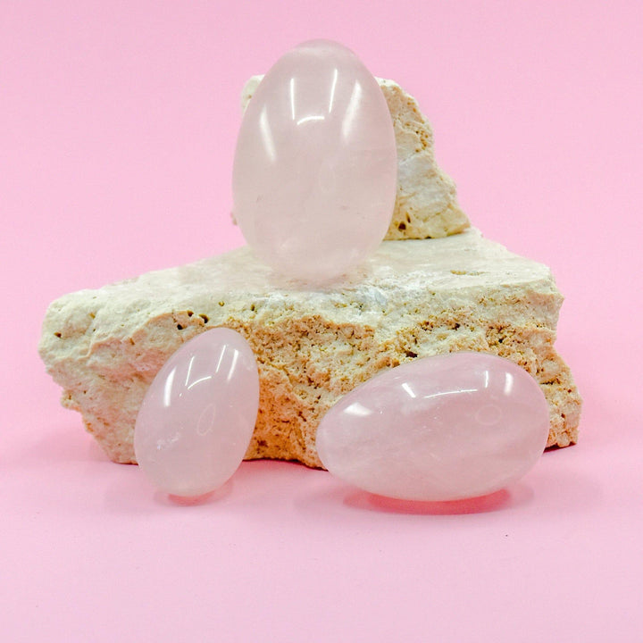 Rose Quartz Yoni Eggs - Wands of Lust Co