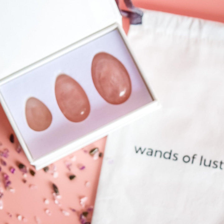 Rose Quartz Yoni Eggs - Wands of Lust Co