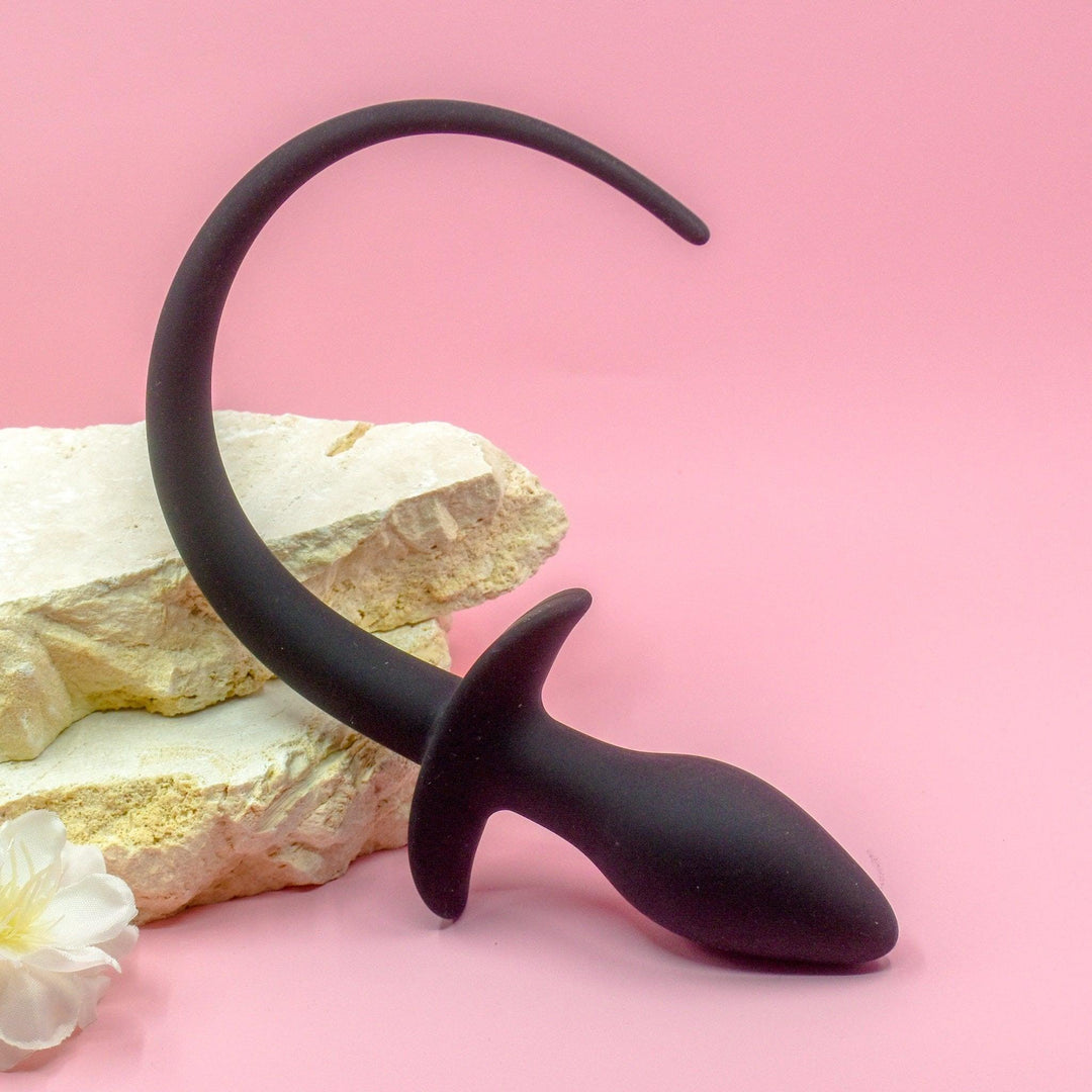 Silicone Puppy Tail Butt Plug - Wands of Lust Co